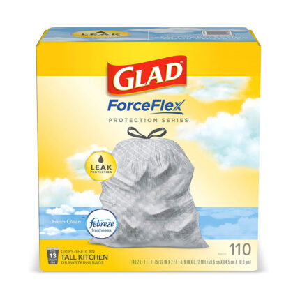 Glad ForceFlex Protection Series Tall Kitchen Trash Bags